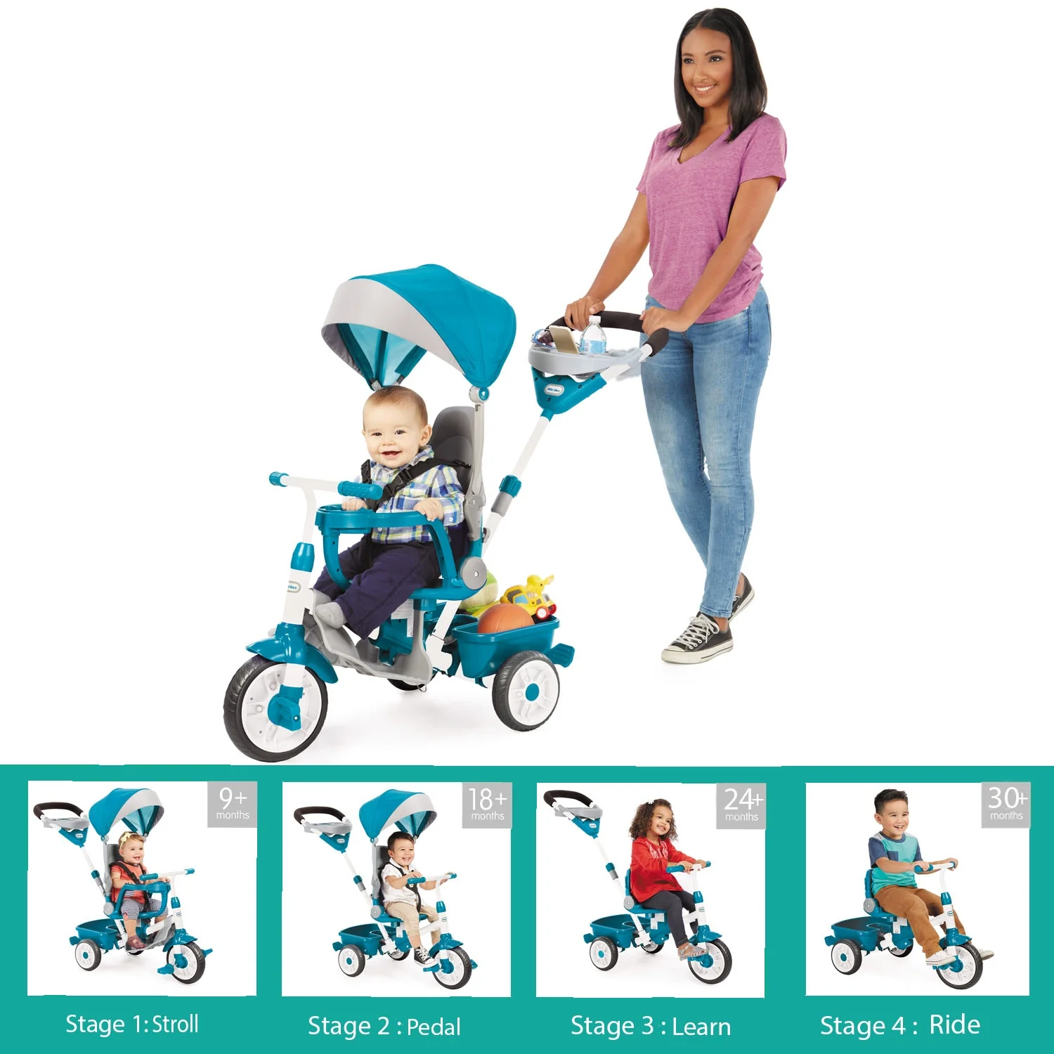 Little Tikes Teal – Perfect Fit 4-in-1 Trike