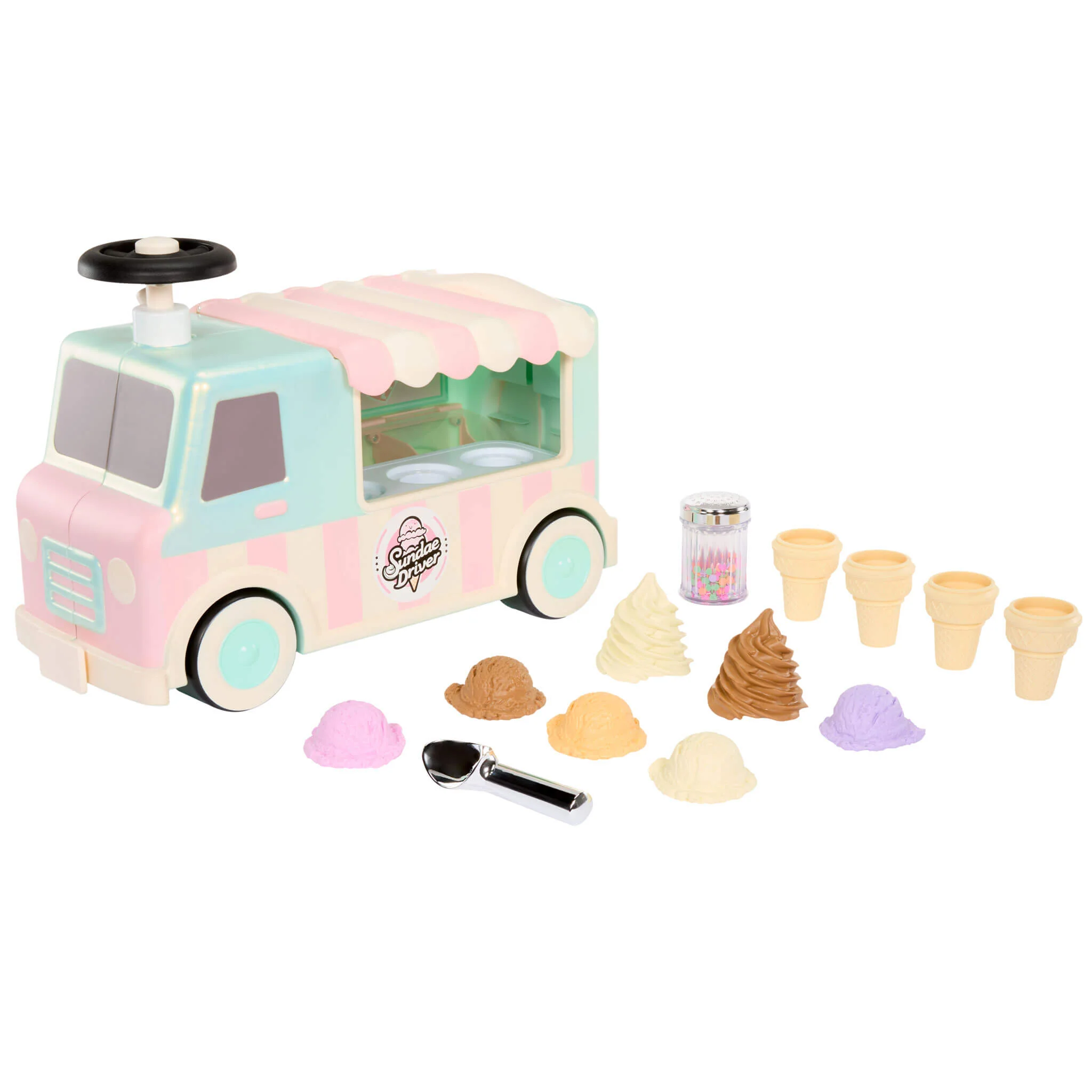 Little Tikes Sweet Spaces Ice Cream Scoot N' Serve Ride-On