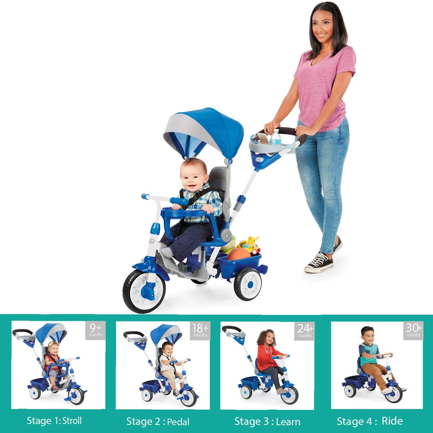 Little Tikes Blue – Perfect Fit 4-in-1 Trike