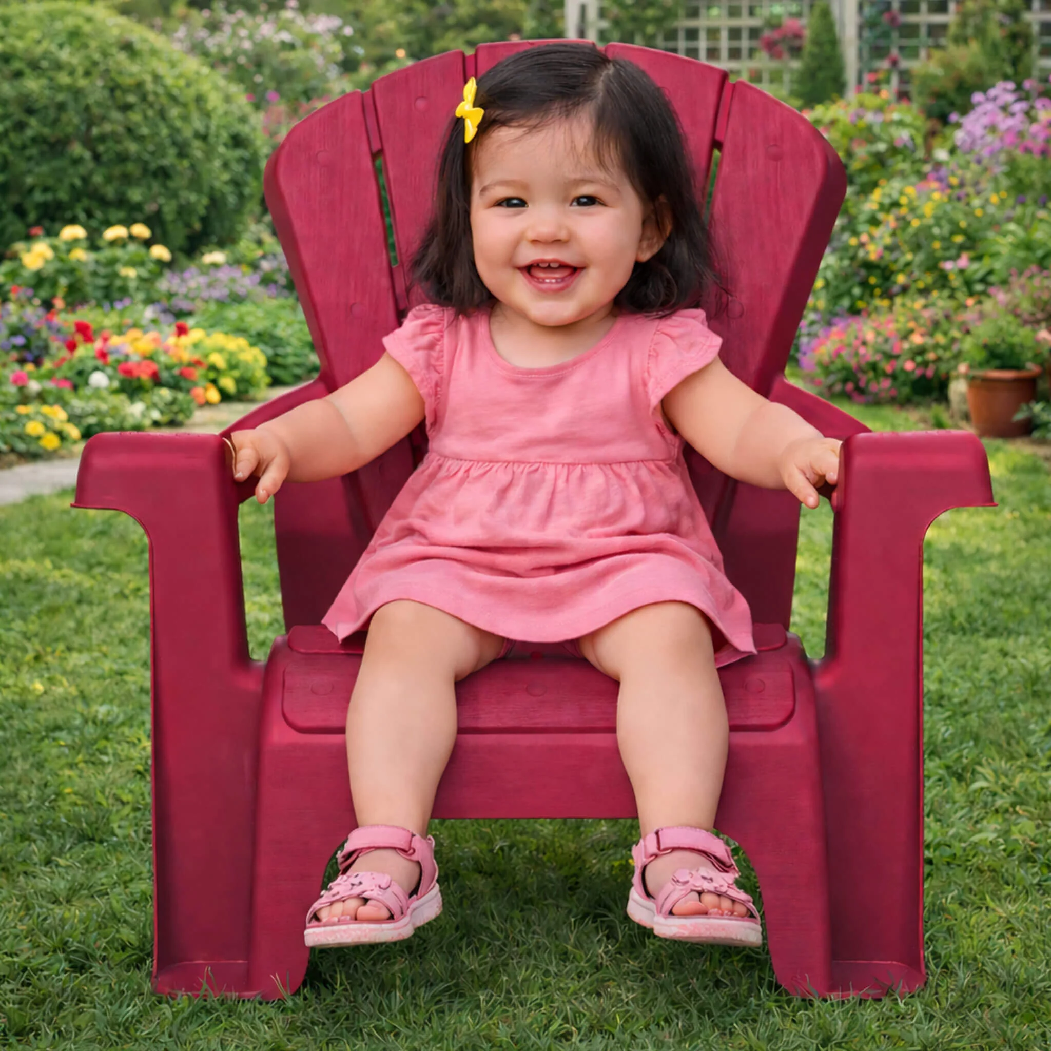 Little Tikes Red 4 Pack – Garden Chairs - Image 2