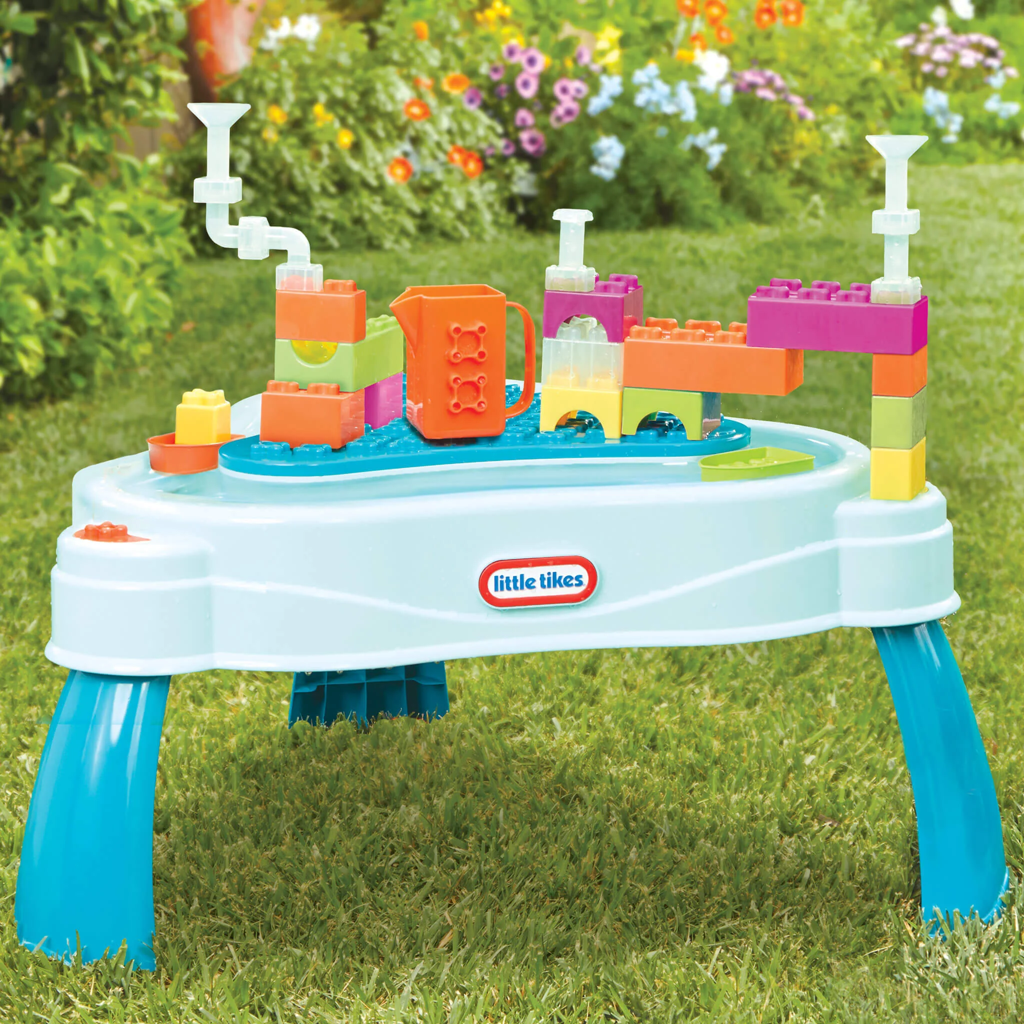 Little Tikes Build & Splash Water Table with 25+ Accessories - Image 4