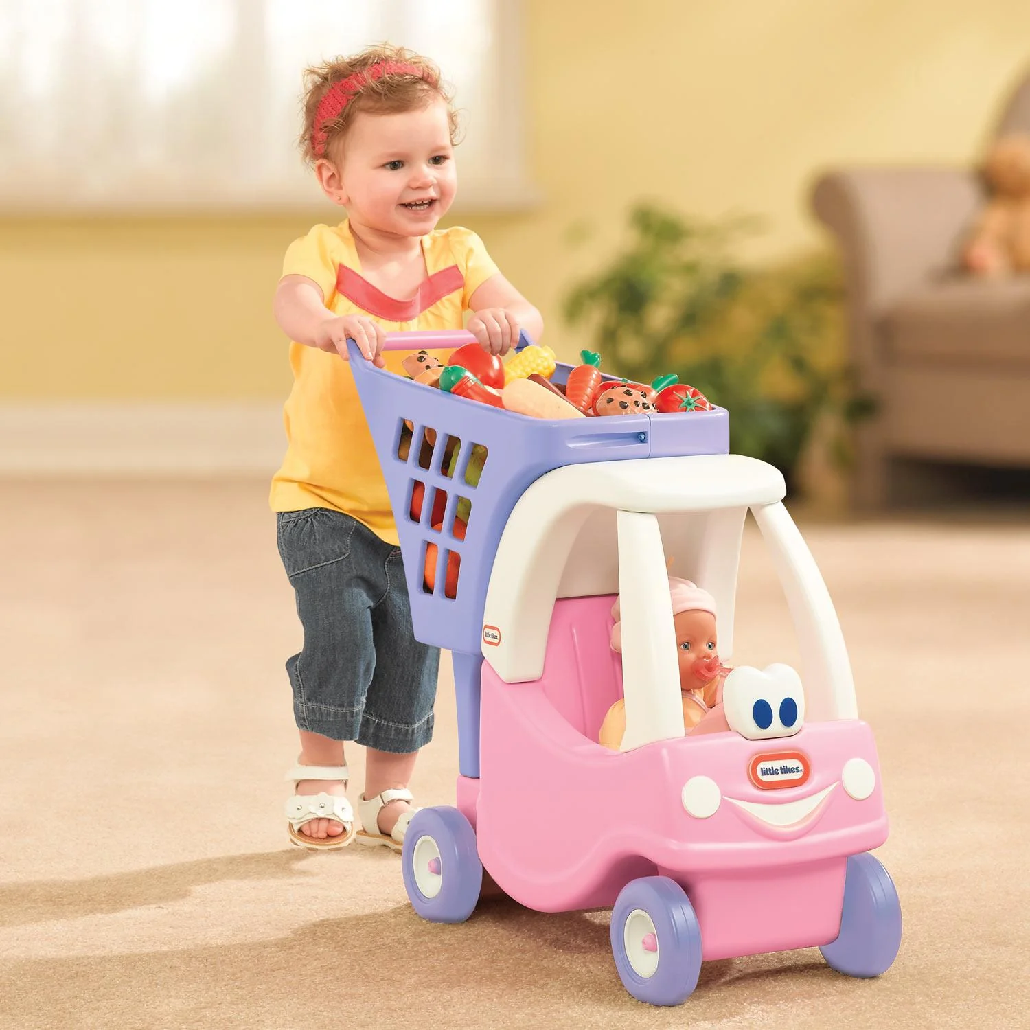 Little Tikes Princess Cozy Shopping Cart - Image 4