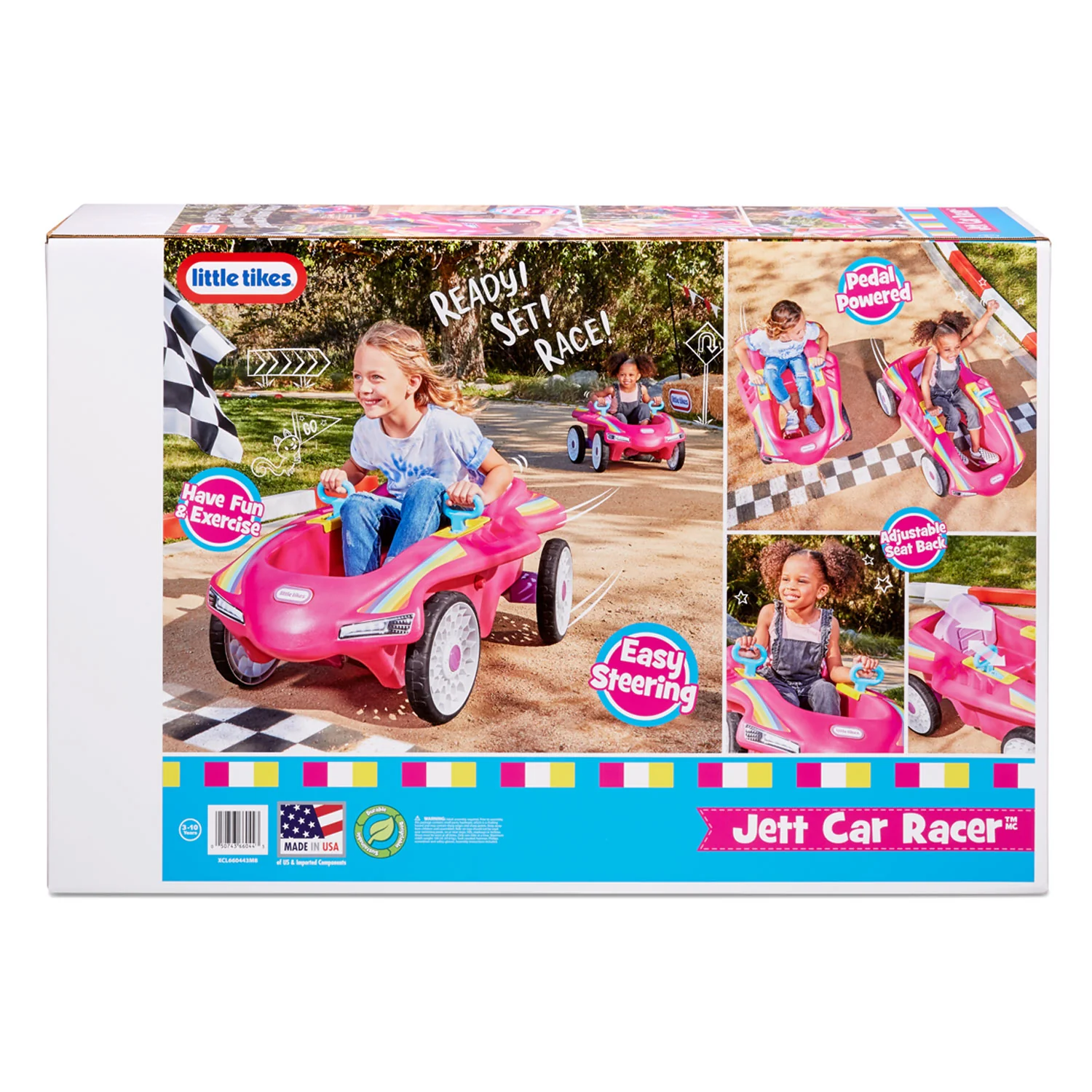 Little Tikes Jett Car Racer- Pink - Image 5
