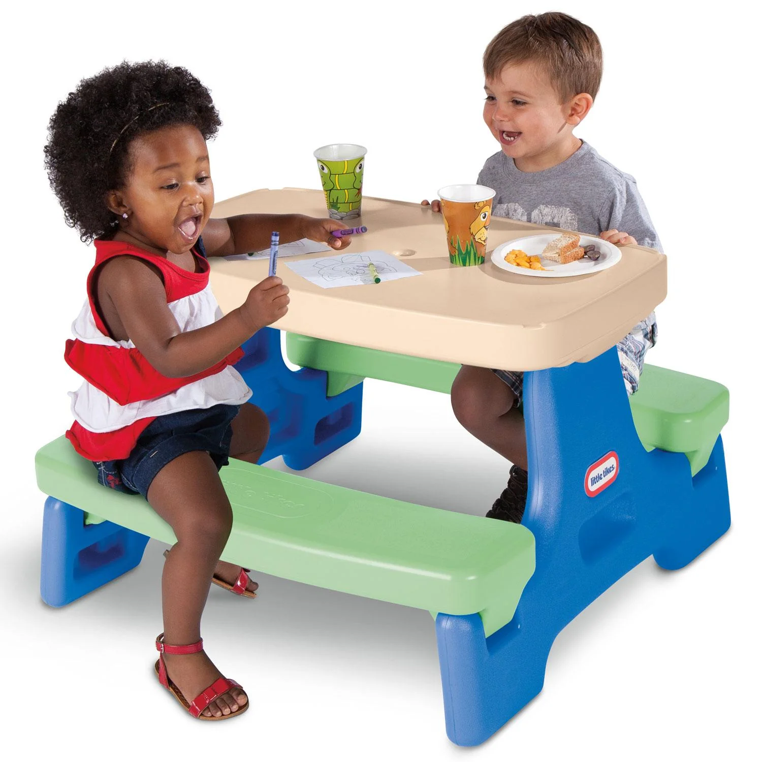 Little Tikes Blue/Green – Easy Store Jr. Play Table