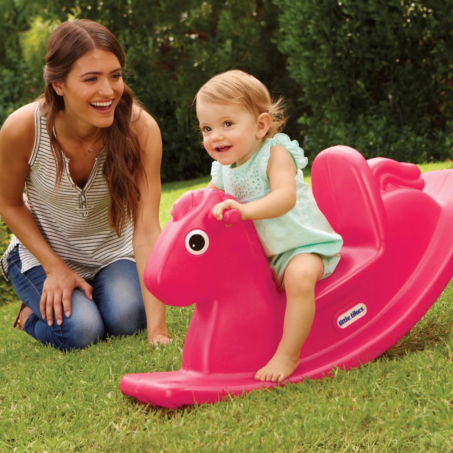 Little Tikes Magenta – Rocking Horse - Image 3
