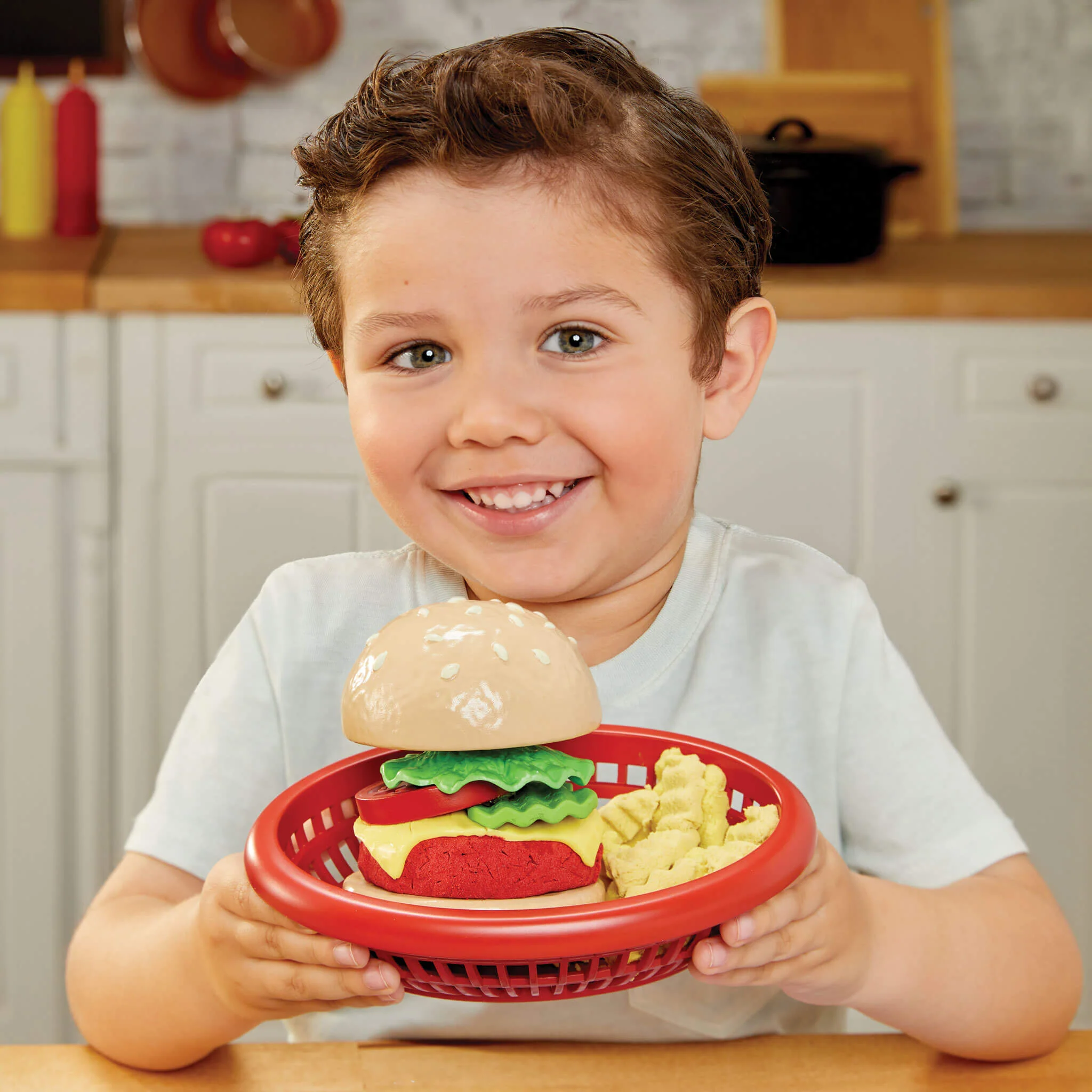 Little Tikes Creative Chefs Cheeseburger and Fries Kit - Image 5