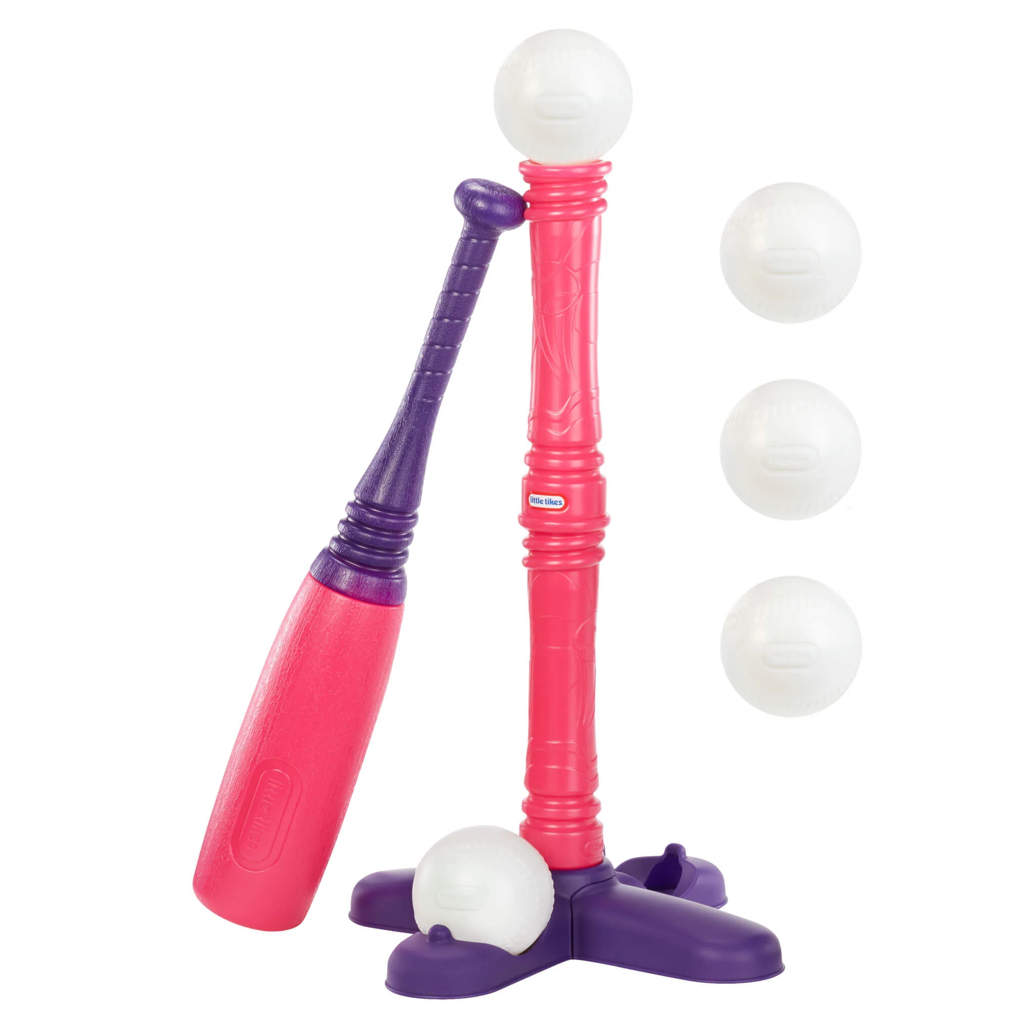 Little Tikes Pink – TotSports T-Ball Set with 5 Balls