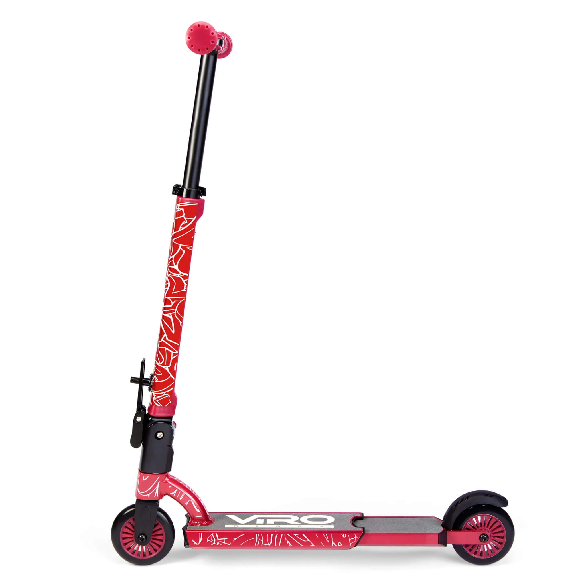 Little Tikes Viro Rides Compact Scooter Black and Red - Image 4