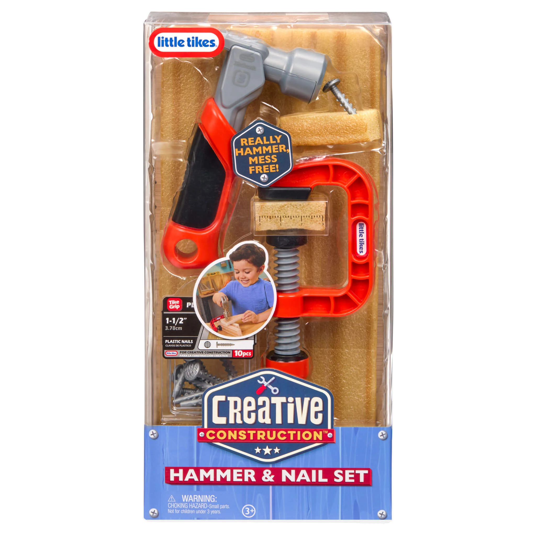 Little Tikes Creative Construction Hammer and Nail Set - Image 5