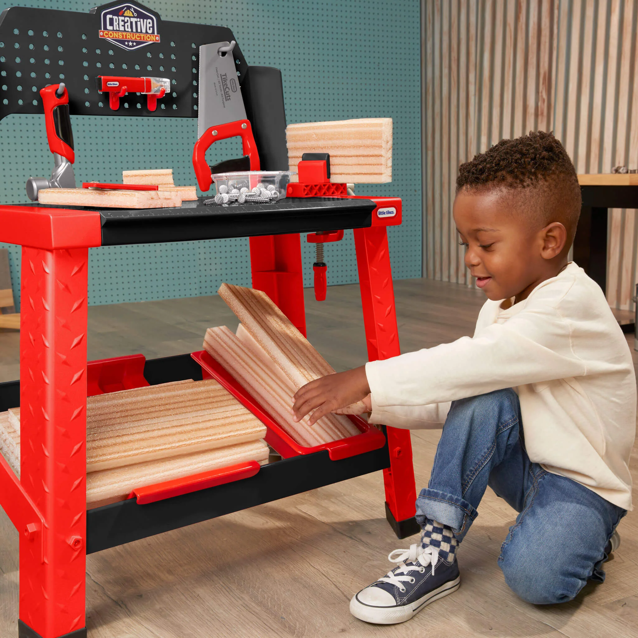 Little Tikes Creative Construction Workbench - Image 4