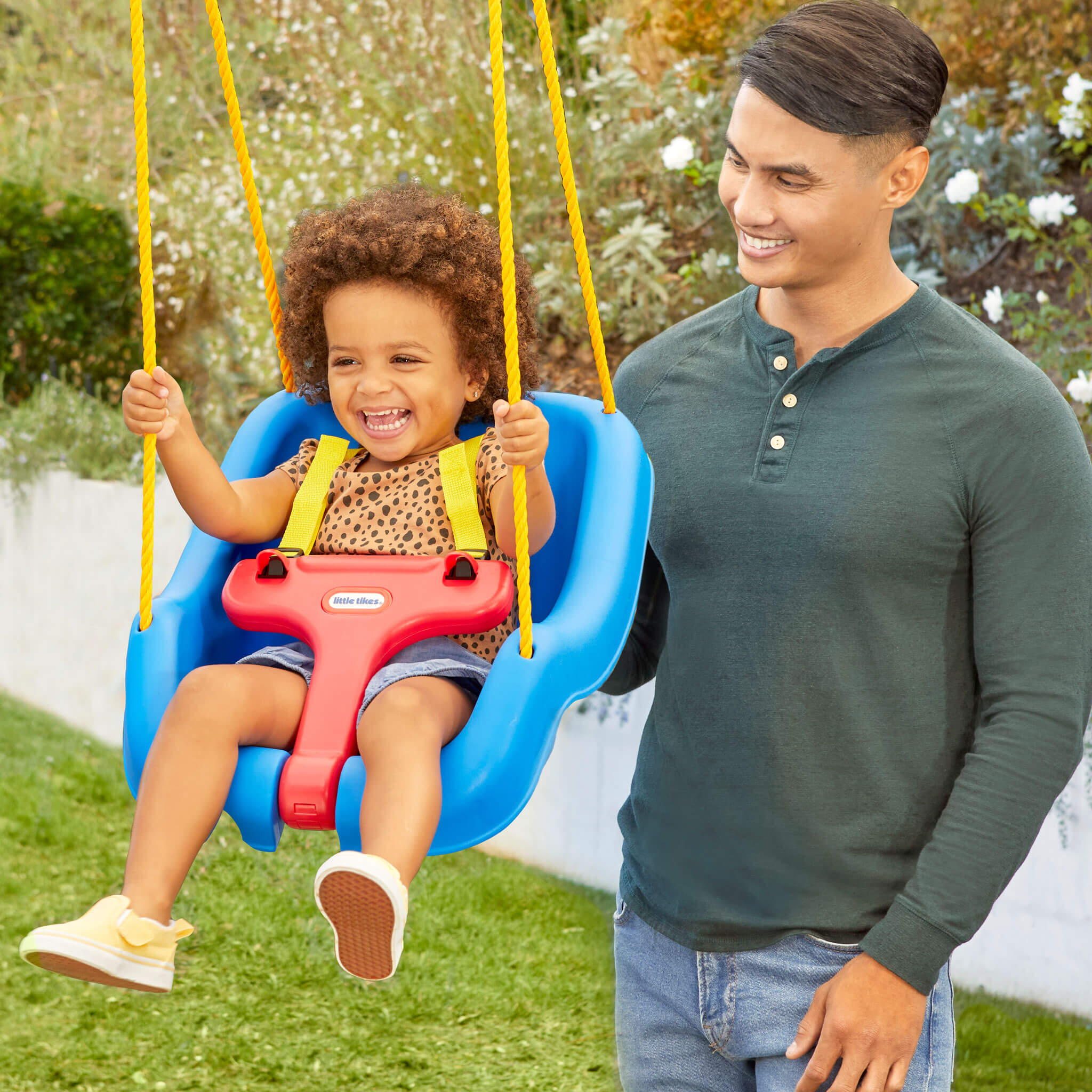 Little Tikes Blue – 2-in-1 Snug 'n Secure Swing - Image 3
