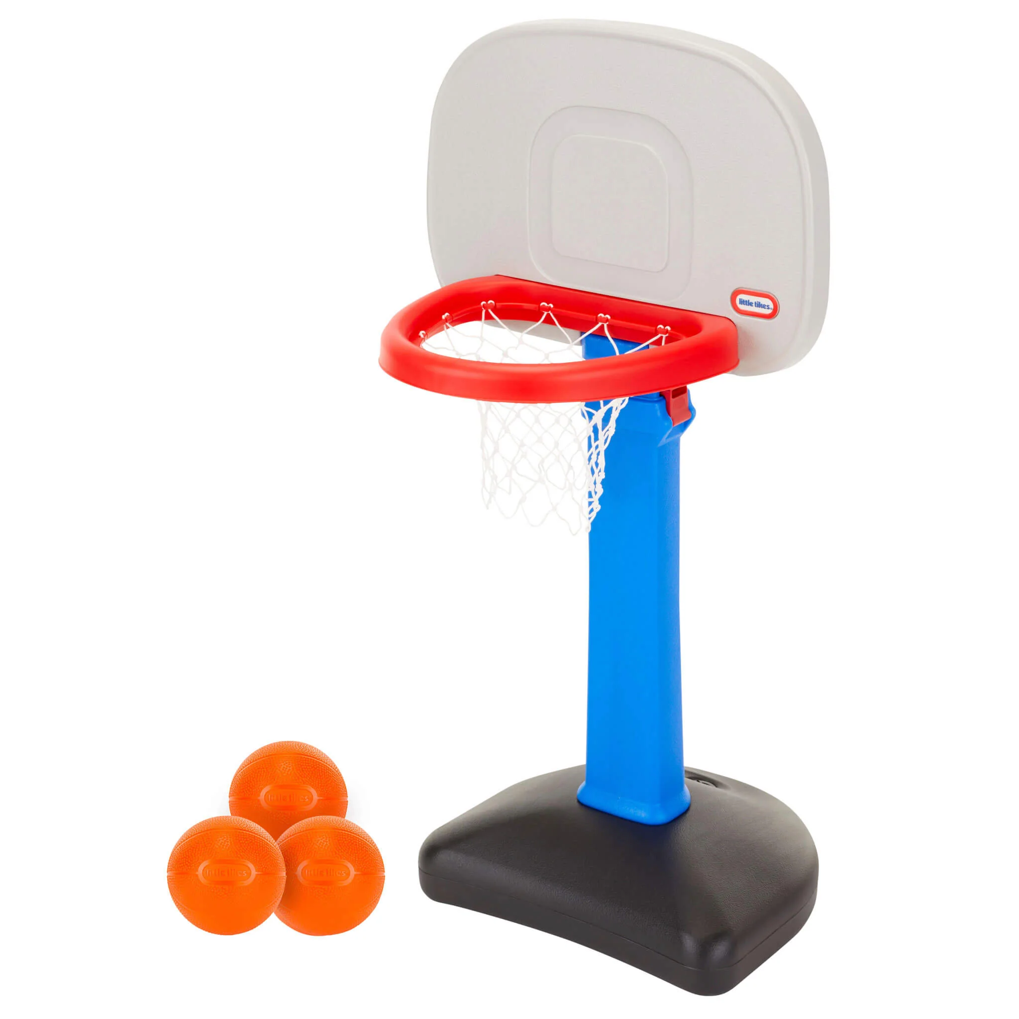 Little Tikes TotSports Easy Score Basketball Set with 3 Basketballs
