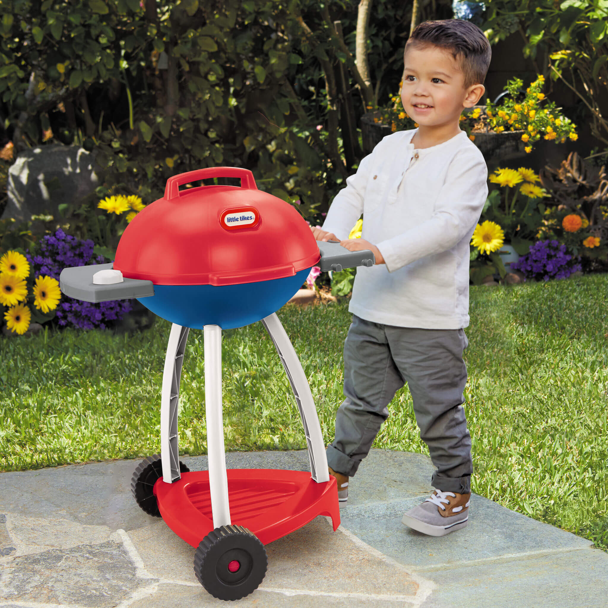 Little Tikes Red, White,& Blue – Sizzle 'n Serve Grill - Image 4