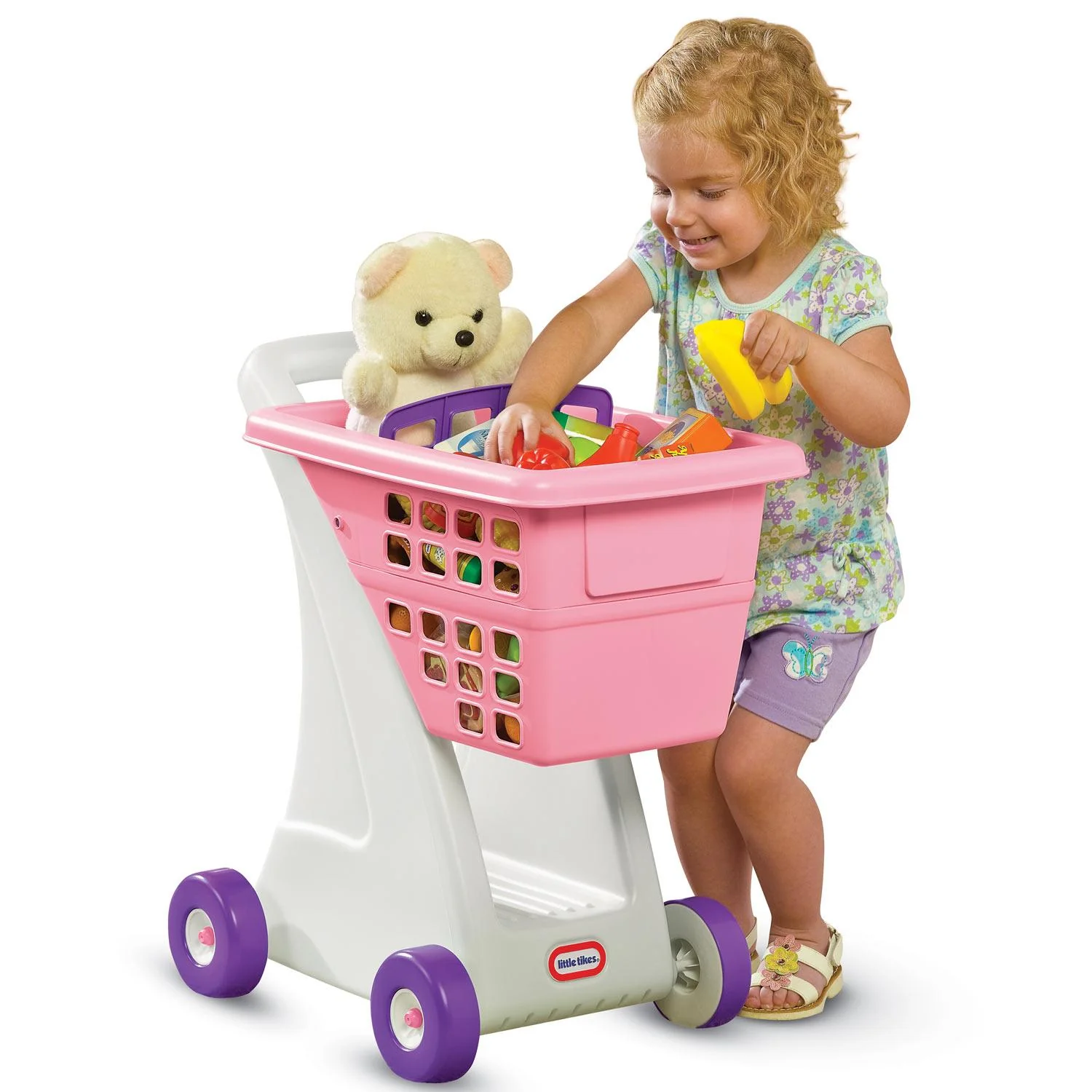 Little Tikes Pink – Shopping Cart - Image 2