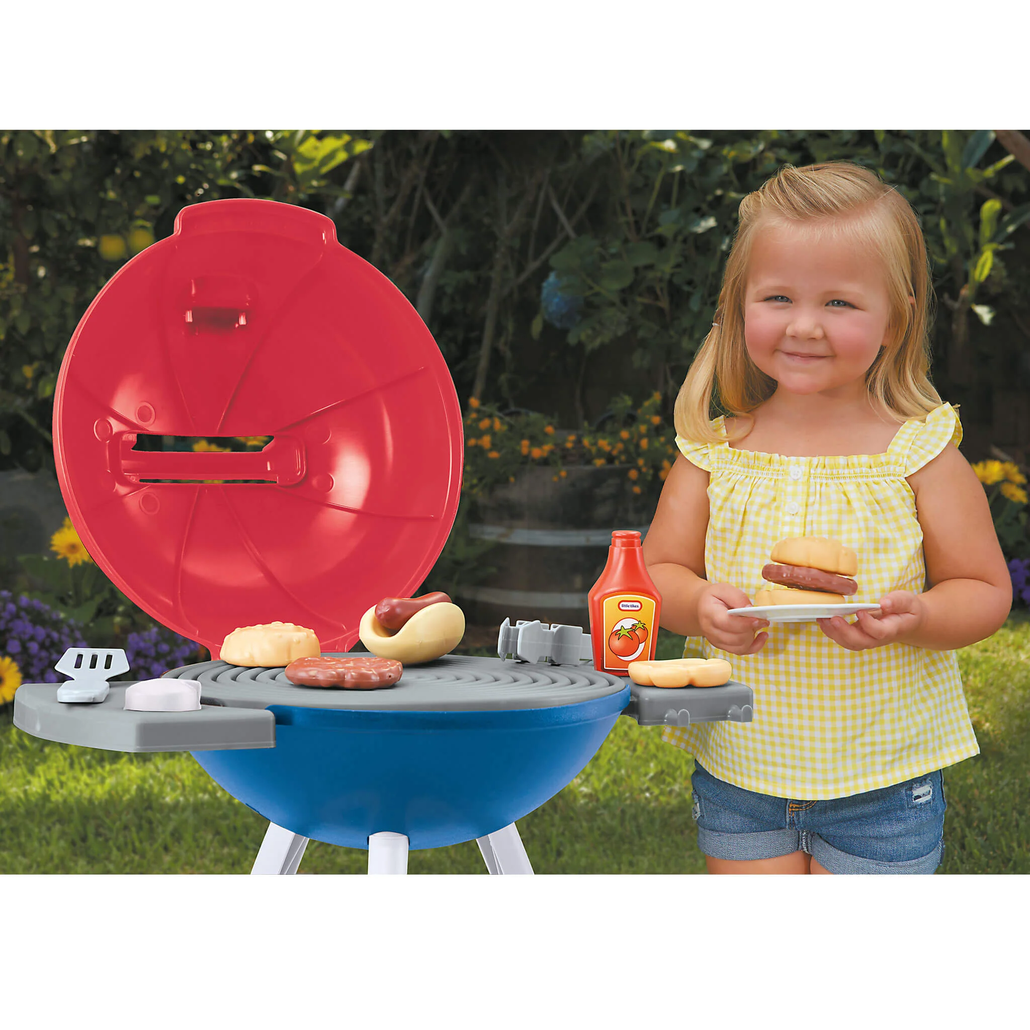 Little Tikes Red, White,& Blue – Sizzle 'n Serve Grill - Image 2