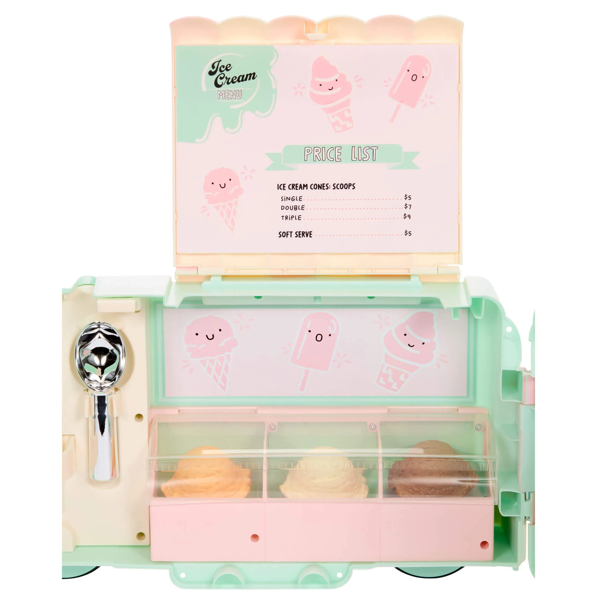 Little Tikes Sweet Spaces Ice Cream Scoot N' Serve Ride-On - Image 6