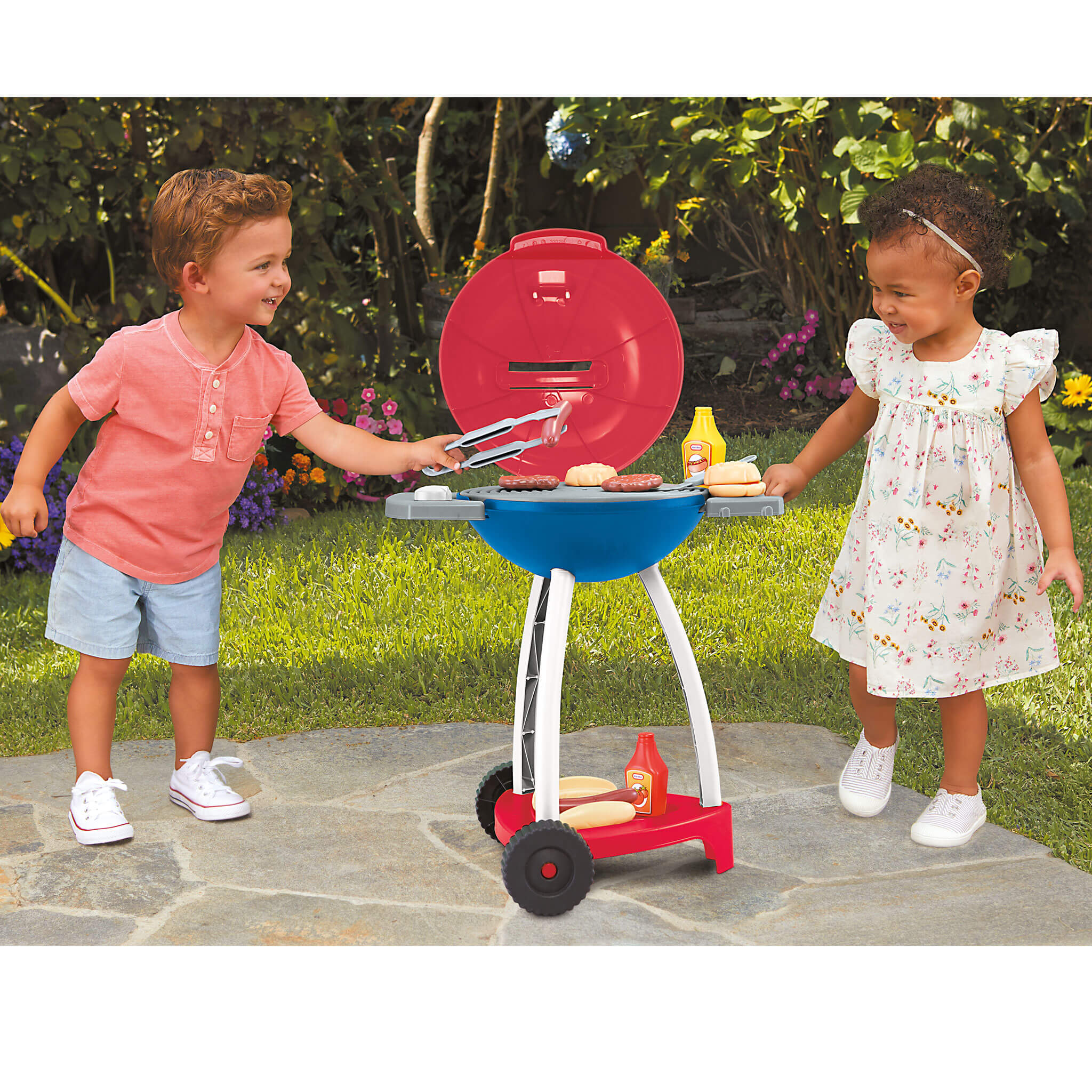 Little Tikes Red, White,& Blue – Sizzle 'n Serve Grill - Image 3