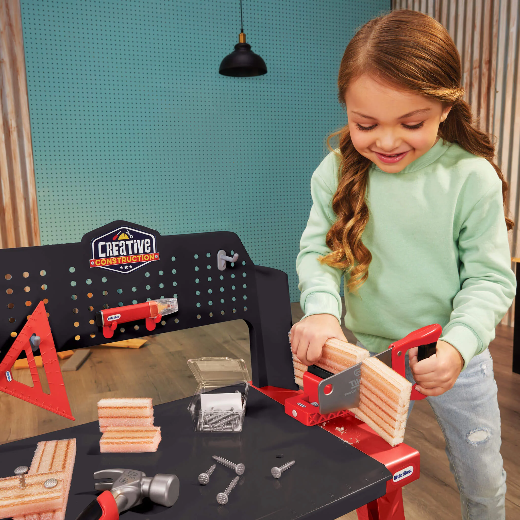 Little Tikes Creative Construction Workbench - Image 3